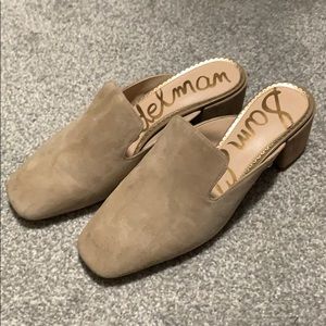 Sam Edelman suede mules